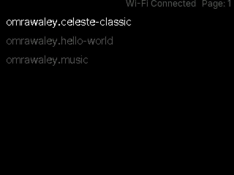 PocketByte App Store listing community apps over Wi-Fi